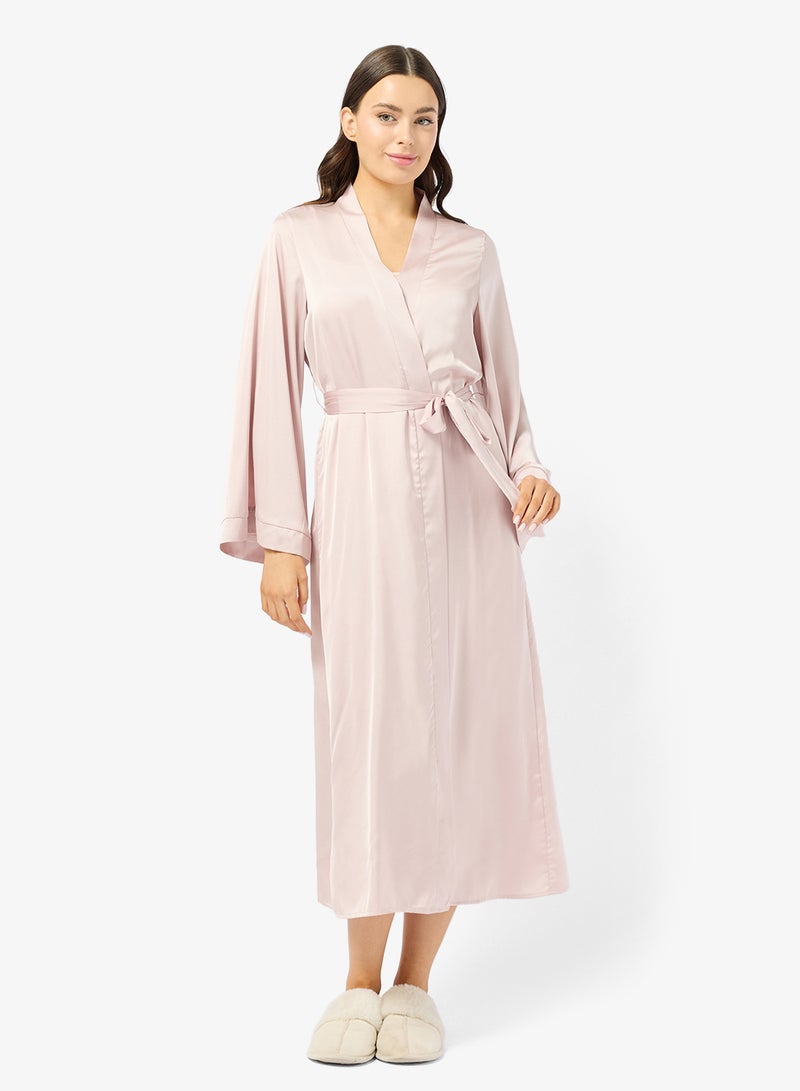 جينجر روب ساتان طويل - Image 1